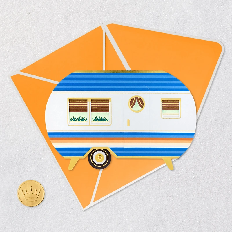You're a Great Dad Retro Camper Paper Craft Father's Day Card for only USD 5.99 | Hallmark