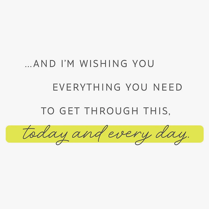 I Care About You, Today and Every Day Encouragement Card for only USD 2.99 | Hallmark