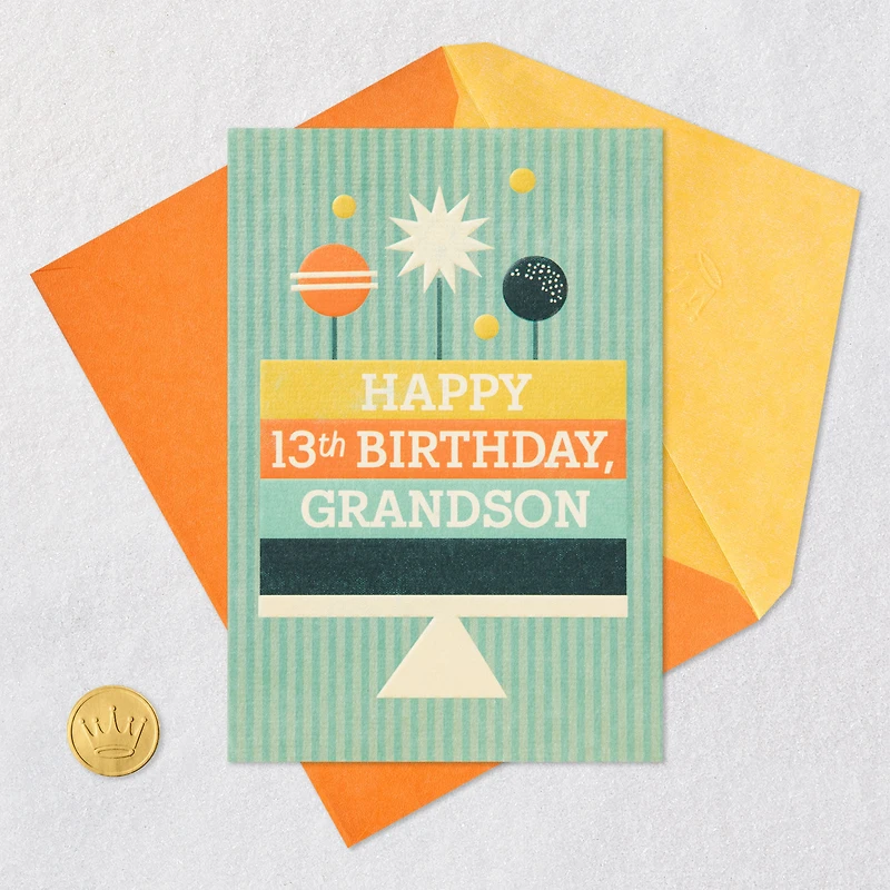 You Put Good into the World 13th Birthday Card for Grandson for only USD 3.99 | Hallmark