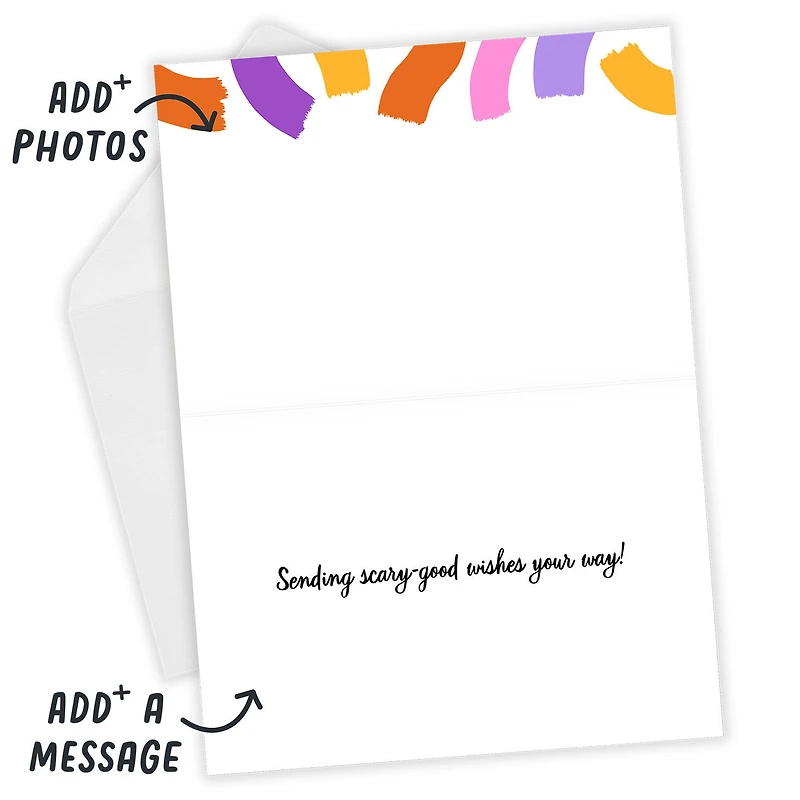 Scary-Good Wishes Custom Halloween Card for only USD 4.99 | Hallmark