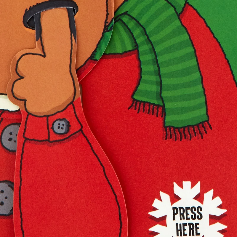 Nose-Picking Moose Funny Musical Christmas Card With Motion for only USD 9.99 | Hallmark