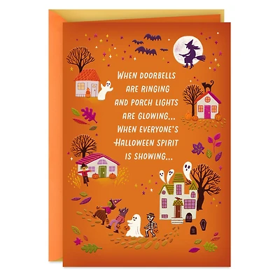 Happy Thoughts of You Halloween Card for only USD 2.99 | Hallmark