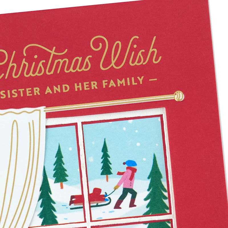 Love and Happy Wishes Christmas Card for Sister and Family for only USD 5.59 | Hallmark