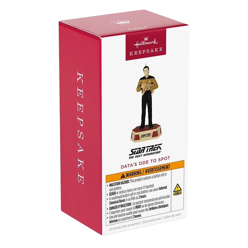 Star Trek™: The Next Generation Data's Ode to Spot Ornament With Sound for only USD 28.99 | Hallmark