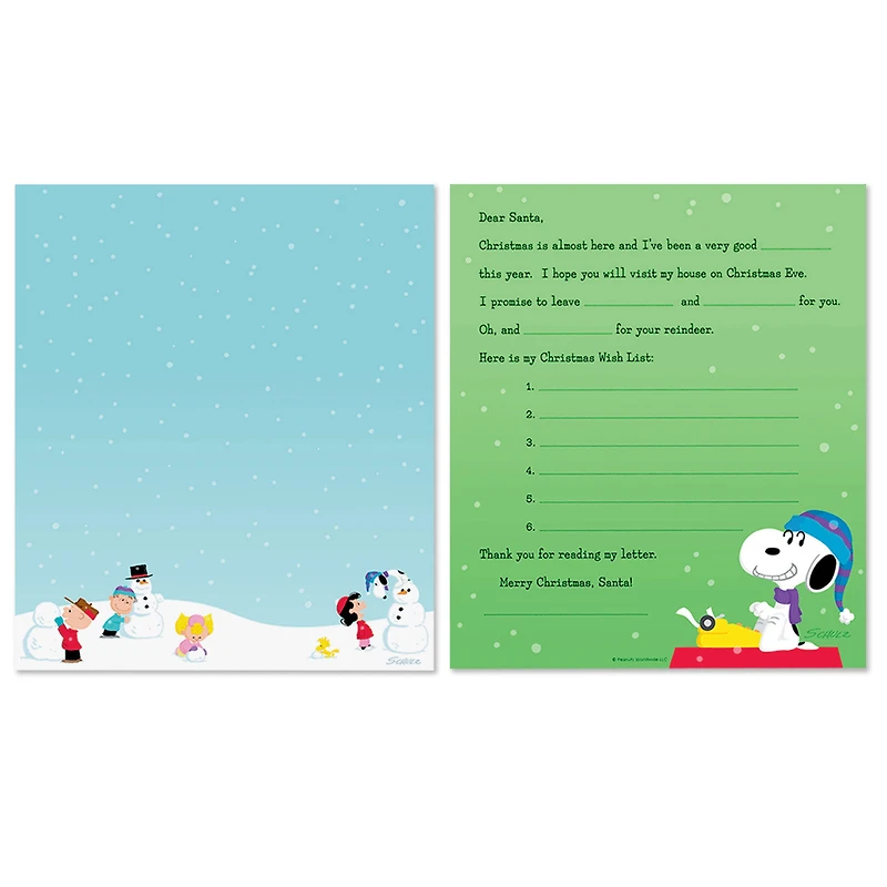 Peanuts® Letters to Santa Letter-Writing Kit, 2 Letters for only USD 7.99 | Hallmark