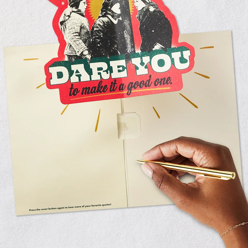 A Christmas Story™ Triple-Dog Dare You Funny Pop-Up Christmas Card With Sound and Light for only USD 10.99 | Hallmark