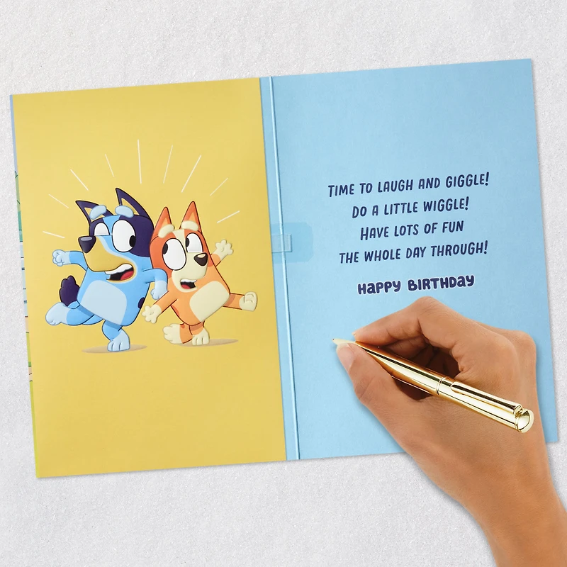 Bluey It's Your Day Musical Birthday Card for Kids for only USD 6.59 | Hallmark