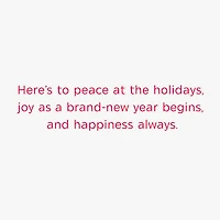 Peace, Joy and Happiness Christmas Card for only USD 2.50 | Hallmark