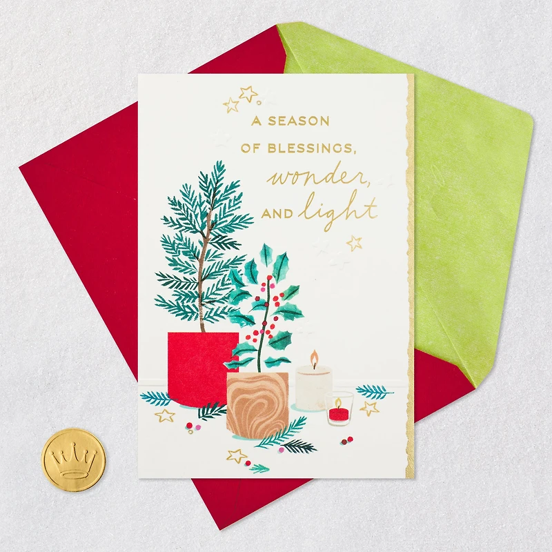 Season of Blessings and Wonder Christmas Card for only USD 4.59 | Hallmark
