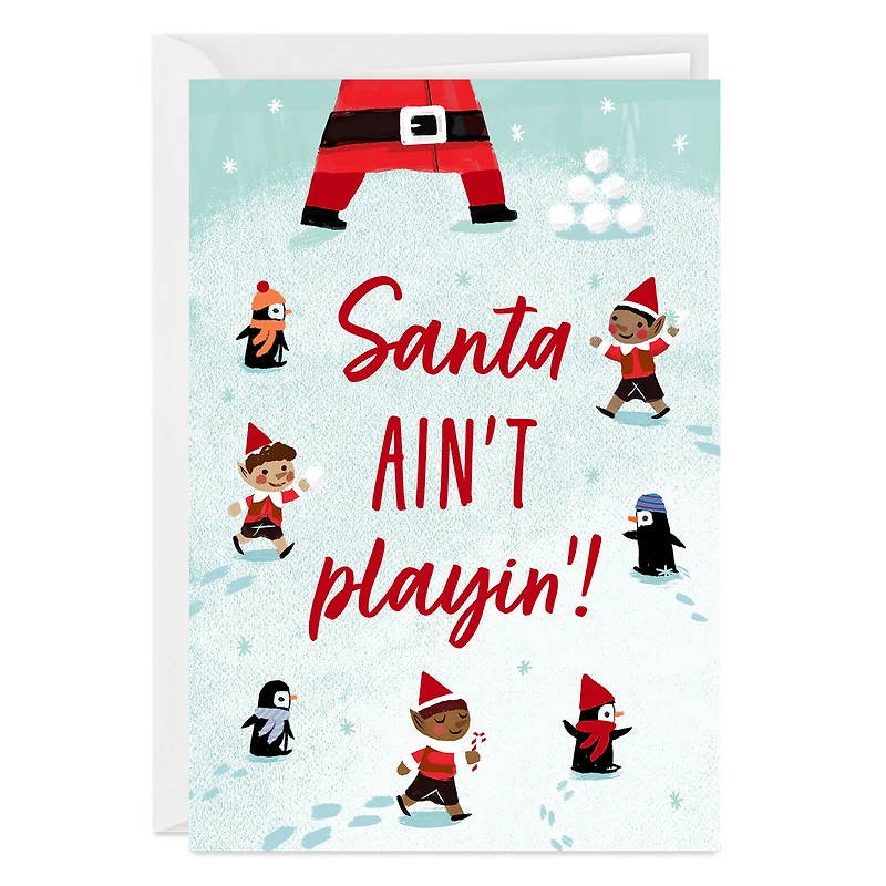 Santa's Sleighin' Custom Christmas Card for only USD 4.99 | Hallmark