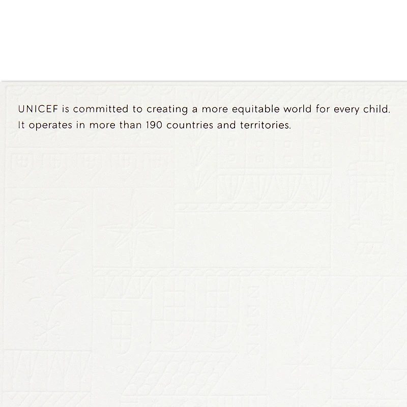 UNICEF Geometric Christmas Village on Blue Boxed Christmas Cards, Pack of 12 for only USD 12.50 | Hallmark