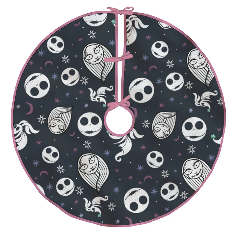 Disney Tim Burton's The Nightmare Before Christmas Fabric Hallmark Tree Skirt, 48" for only USD 22.99 | Hallmark