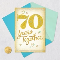 Lasting Love 70th Anniversary Card for Couple for only USD 5.59 | Hallmark