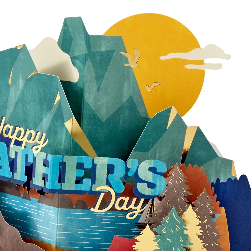 Fatherhood Is an Adventure 3D Pop-Up Father's Day Card for only USD 12.99 | Hallmark