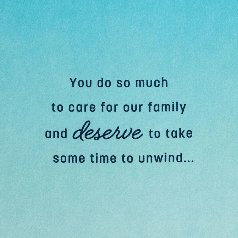You Deserve Some Time to Unwind Birthday Card for Husband for only USD 7.99 | Hallmark