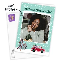 Hallmark Channel #1 Fan Snowy Scene Custom Christmas Card for only USD 4.99 | Hallmark
