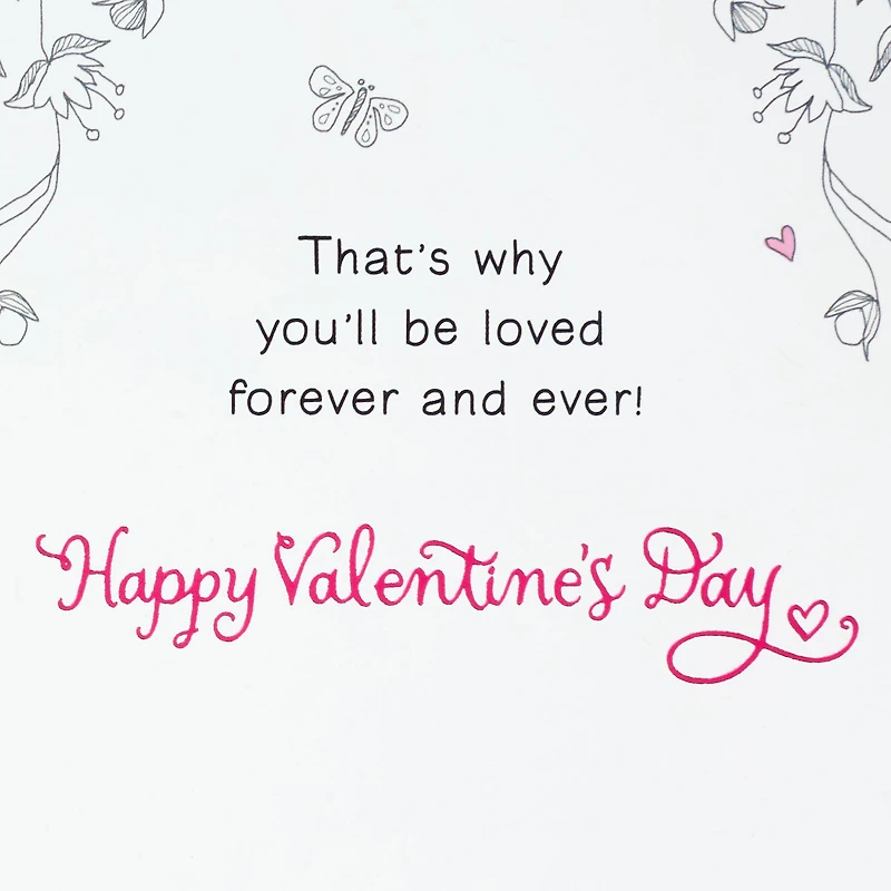 Disney Princess Rapunzel Loved Forever and Ever Valentine's Day Card for Granddaughter for only USD 4.29 | Hallmark