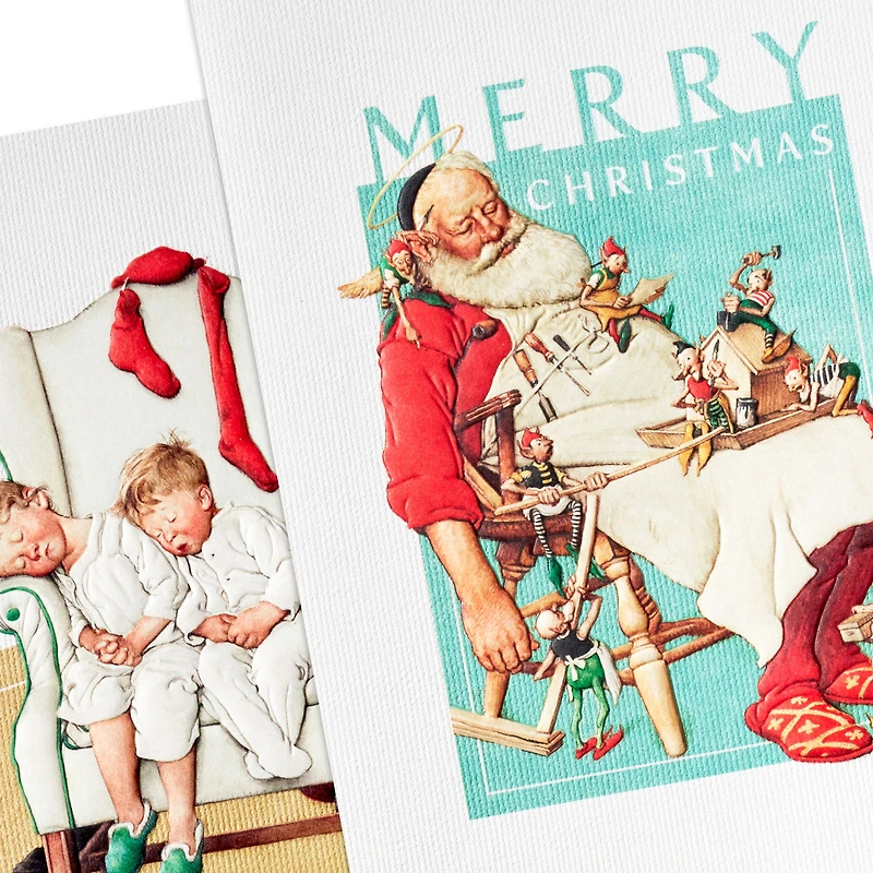 Norman Rockwell Artwork Assorted Boxed Christmas Cards, Pack of 40 for only USD 16.99 | Hallmark