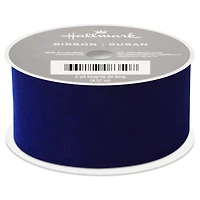 1.5" Navy Blue Velvet Ribbon, 15' for only USD 6.99 | Hallmark