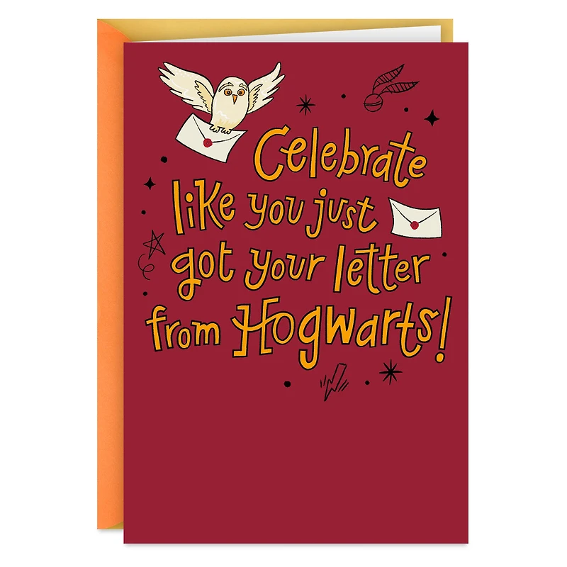 Harry Potter™ Celebrate Like You're Going to Hogwarts™ Funny Birthday Card for only USD 4.49 | Hallmark