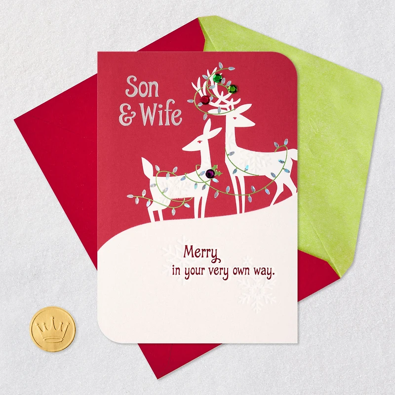 You're So Good Together Christmas Card for Son and Wife for only USD 6.99 | Hallmark