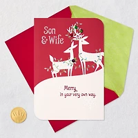 You're So Good Together Christmas Card for Son and Wife for only USD 6.99 | Hallmark