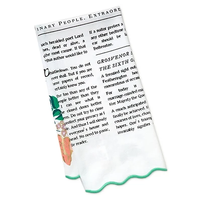 Bridgerton Lady Whistledown's Society Papers Tea Towel, 18x26 for only USD 16.99 | Hallmark