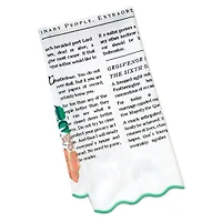 Bridgerton Lady Whistledown's Society Papers Tea Towel, 18x26 for only USD 16.99 | Hallmark