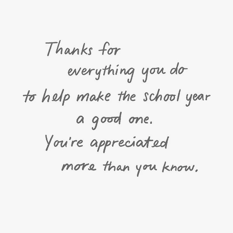 Our School Is Lucky to Have You Thank You Card for only USD 2.99 | Hallmark