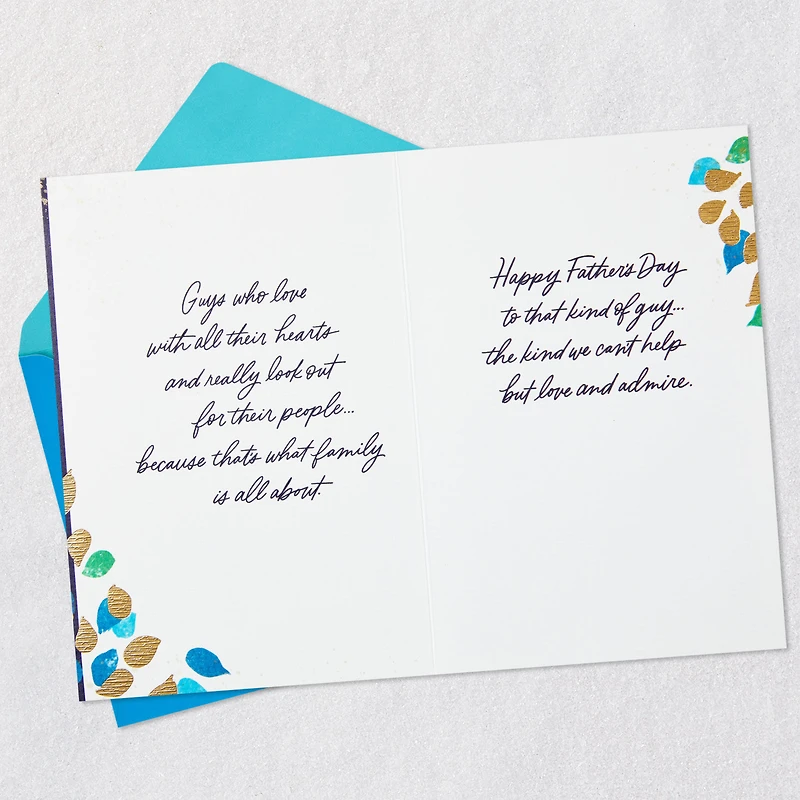 Lucky to Be Family With a Guy Like You Father's Day Card for only USD 5.59 | Hallmark