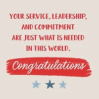 Stand Proud Military Congratulations Card for only USD 2.99 | Hallmark