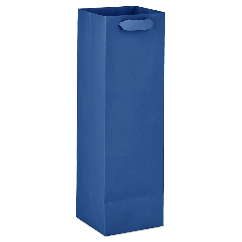 13" Solid Royal Blue Wine Gift Bag for only USD 3.49 | Hallmark