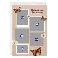 Personalized Butterflies and Daisies Photo Card for only USD 4.99 | Hallmark