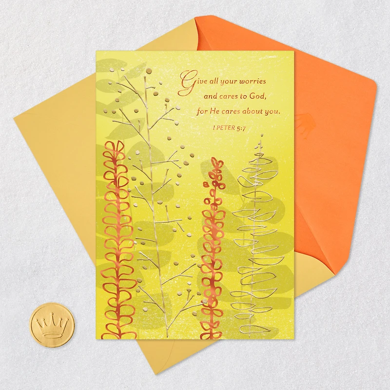 In God's Hands and In My Prayers Religious Encouragement Card for only USD 3.59 | Hallmark