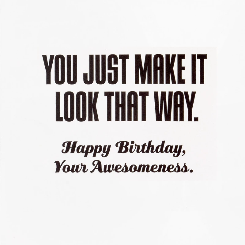 Your Awesomeness Funny Birthday Card With Removable Can Cooler for only USD 7.59 | Hallmark