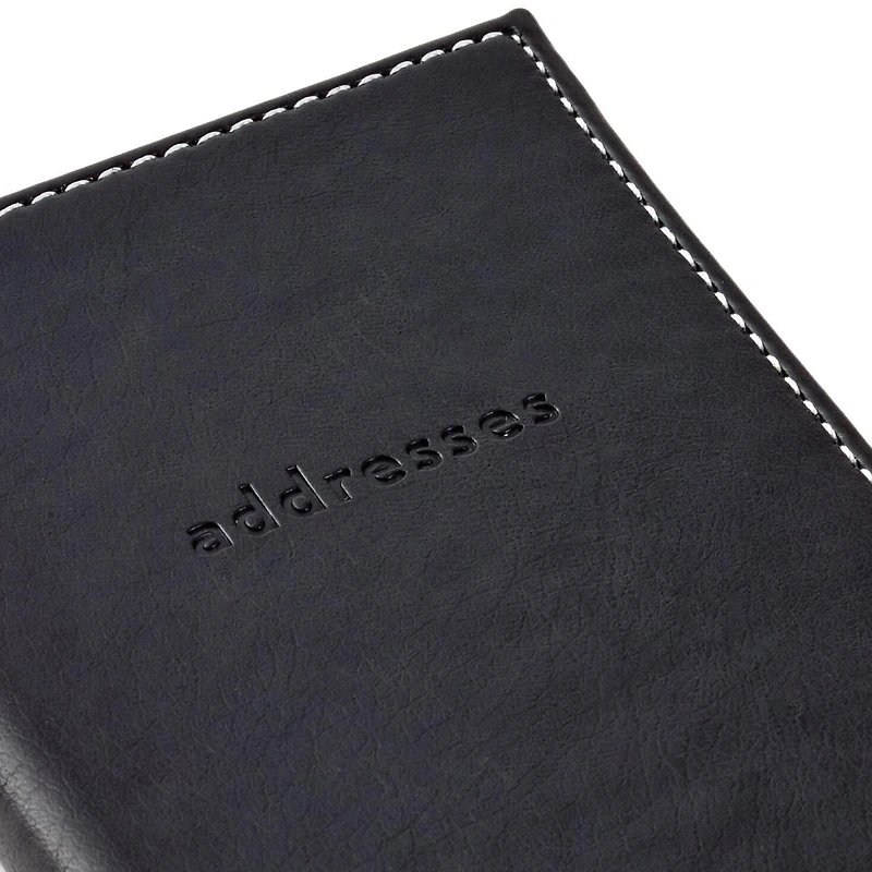 Black Faux Leather Slim Address Book for only USD 9.99 | Hallmark
