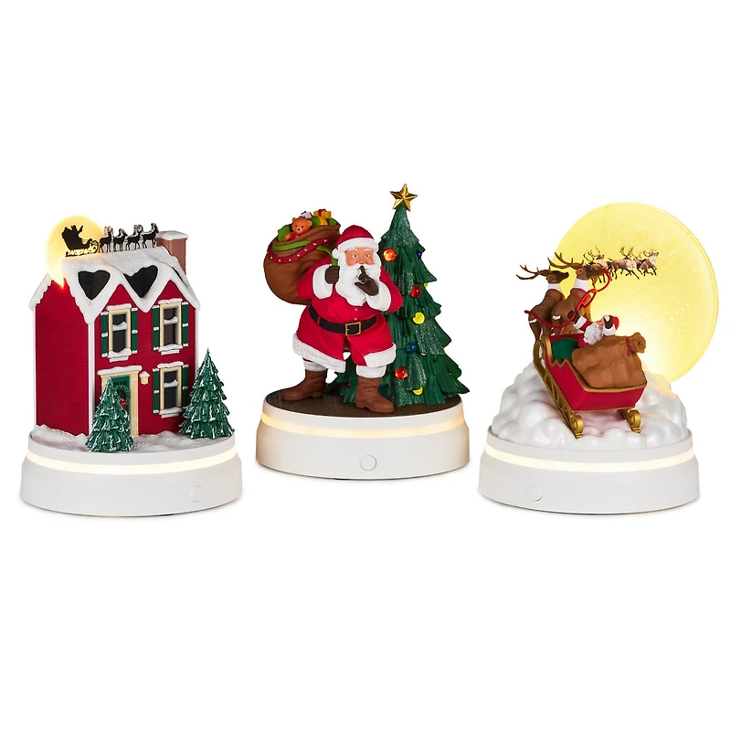 The Night Before Christmas Interactive Figurines With Light and Sound, Set of 3 for only USD 149.99 | Hallmark