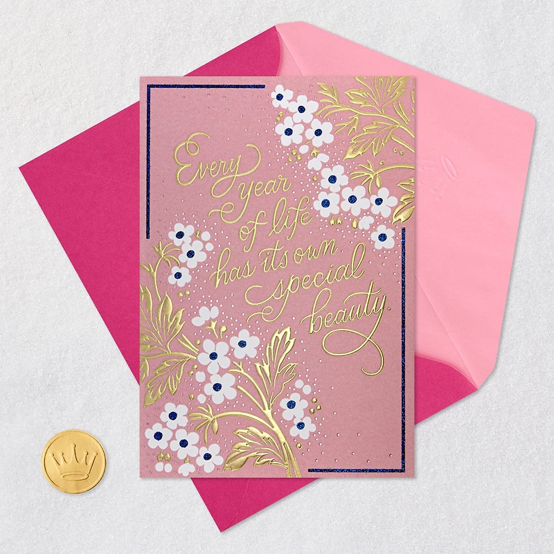 Special Beauty and Happiness Birthday Card for only USD 4.99 | Hallmark