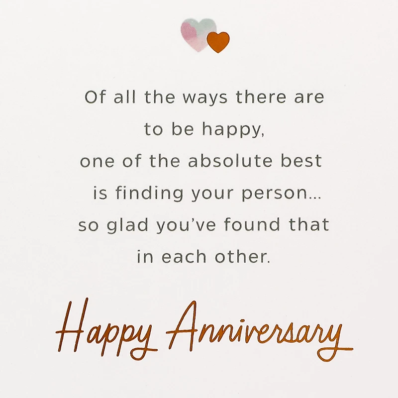 So Glad You Found Each Other Anniversary Card for only USD 7.99 | Hallmark
