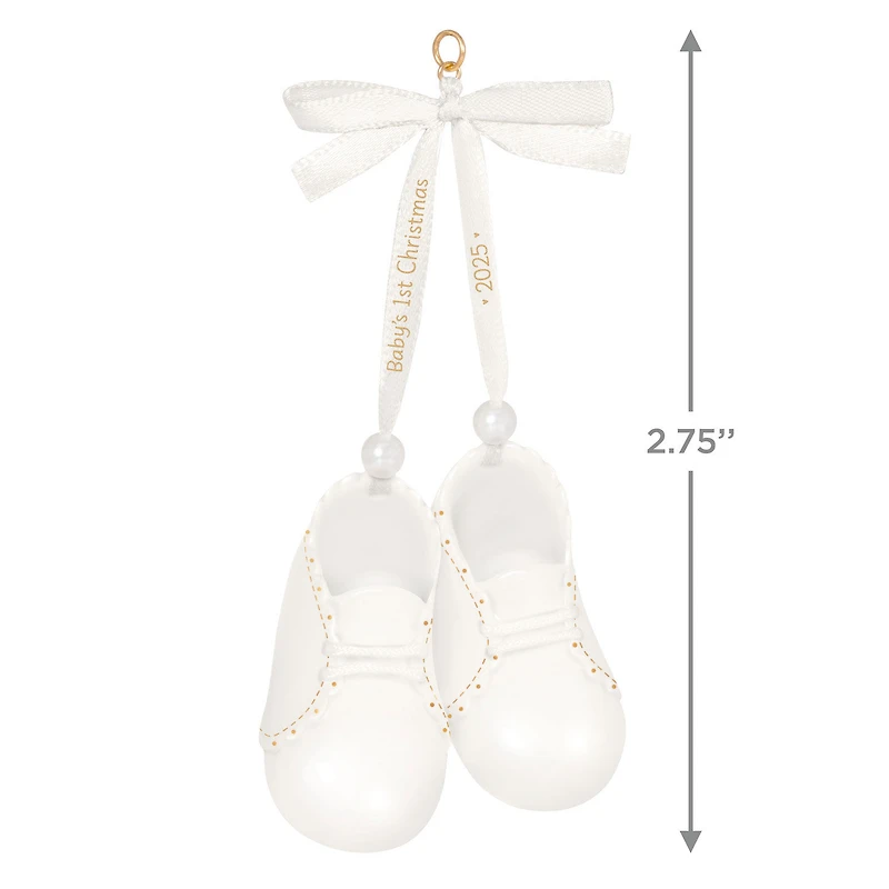 Baby's 1st Christmas Baby Booties 2025 Porcelain Ornament for only USD 30.99 | Hallmark