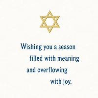 A Season Filled With Meaning and Joy Hanukkah Card for only USD 2.99 | Hallmark