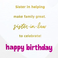 Kindness, Heart and Spirit Birthday Card for Sister-in-Law for only USD 6.99 | Hallmark