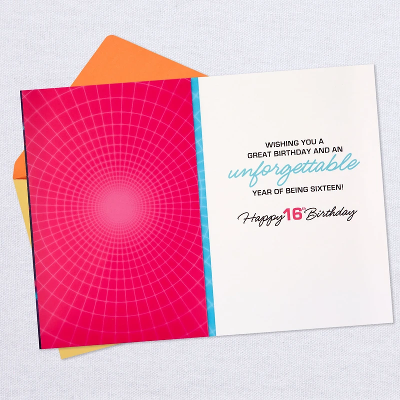 The Fun Has Begun Musical Light-Up 16th Birthday Card for only USD 9.59 | Hallmark