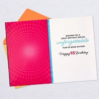 The Fun Has Begun Musical Light-Up 16th Birthday Card for only USD 9.59 | Hallmark