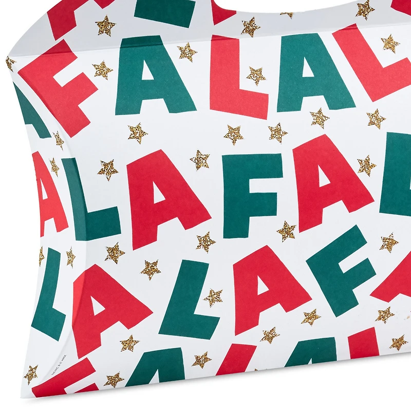 Fa La La Lettering Large Christmas Pillow Box With Handle for only USD 3.99 | Hallmark