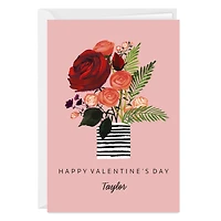 Vase of Roses Custom Card for only USD 4.99 | Hallmark