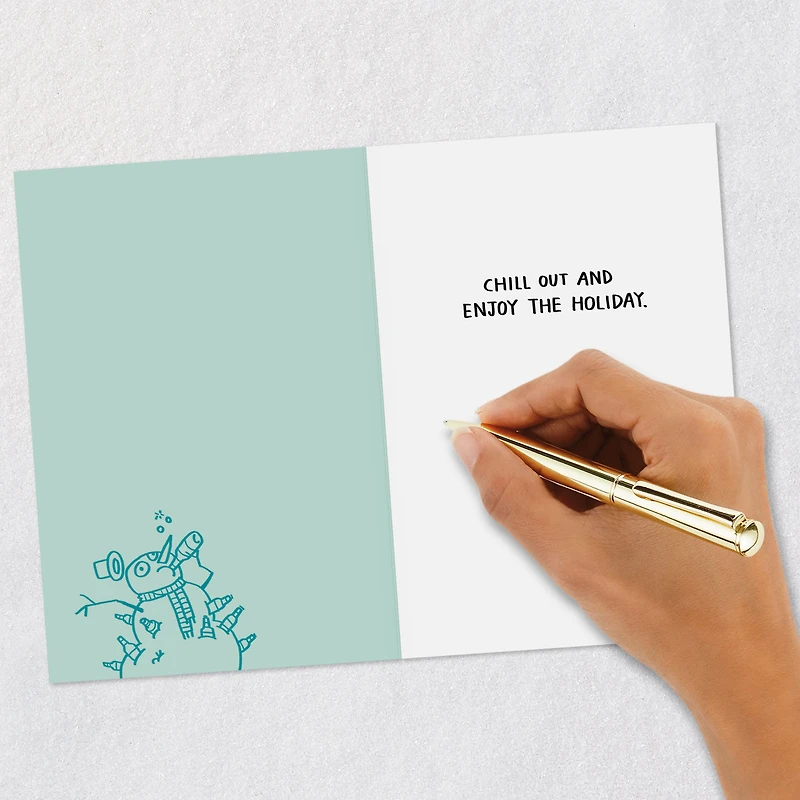 Beer Snowman Funny Holiday Card for only USD 3.69 | Hallmark