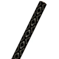 Shadow Diamonds on Metallic Black Wrapping Paper Roll, 17.5 sq. ft. for only USD 5.49 | Hallmark