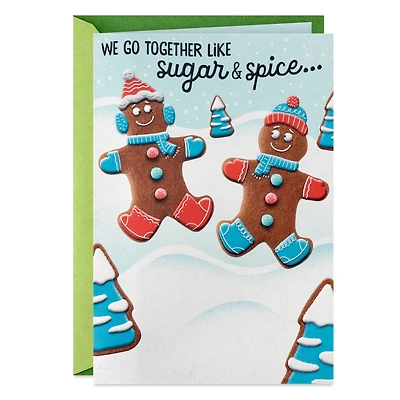We Go Together Like Sugar and Spice Funny Romantic Christmas Card for only USD 6.59 | Hallmark