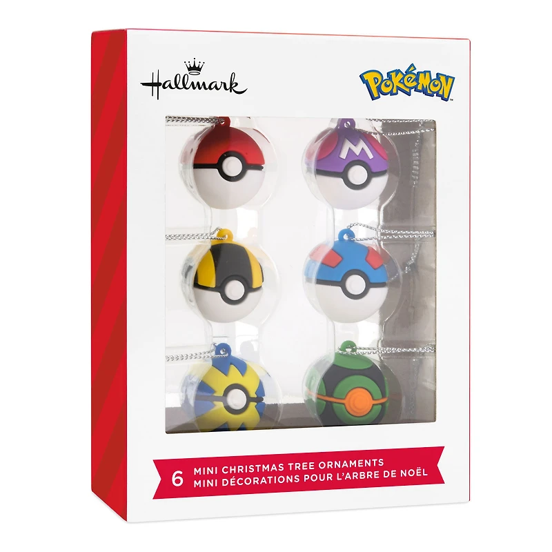 Mini Pokémon Poké Ball Shatterproof Hallmark Ornaments, Set of 6 for only USD 14.99 | Hallmark